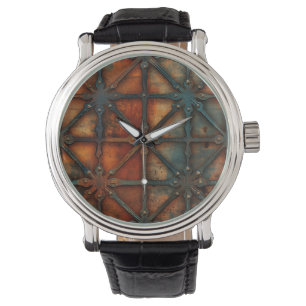 Reloj De Pulsera Rusty Iron Wall Clock