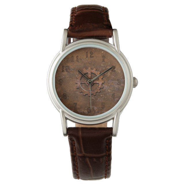Reloj De Pulsera Rusty Steampunk (Anverso)
