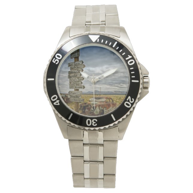 Reloj De Pulsera ruta 66 (Anverso)