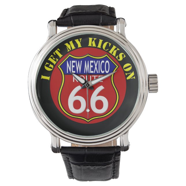 Reloj De Pulsera Ruta 66 Observar Nuevo México (Anverso)