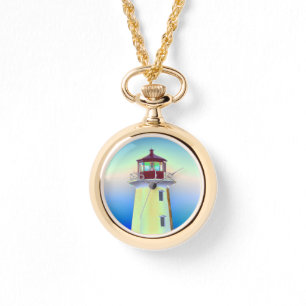 Reloj De Pulsera Ruta del faro del faro de Peggy en el faro de la e