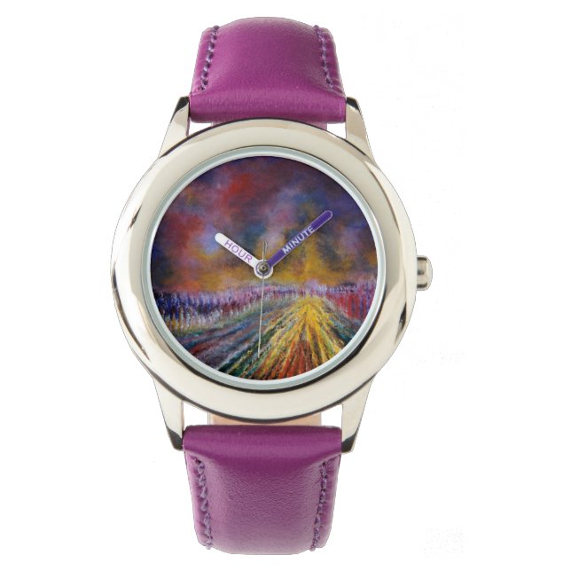Reloj De Pulsera Ruta púrpura (Anverso)