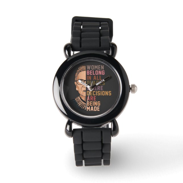 Reloj De Pulsera Ruth Bader Ginsburg RBG (Anverso)