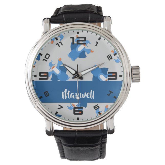 Reloj De Pulsera Saber el viejo patrón de asistente (Anverso)