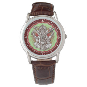 Reloj De Pulsera Sabiduría Ganapati India Hindú Lord Ganesha Elepha