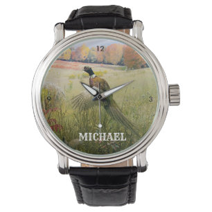 Reloj De Pulsera Sacan a flote a faisán de gallo