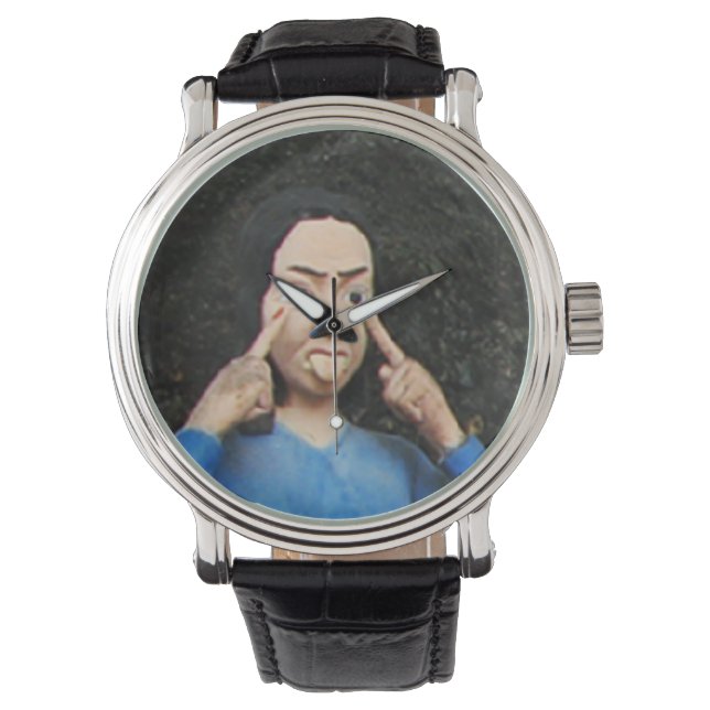 Reloj De Pulsera Sacar las caras detrás de la espalda (Anverso)