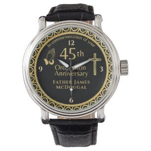 Reloj De Pulsera Sacerdote del 45° Aniversario de la Ordenación PER
