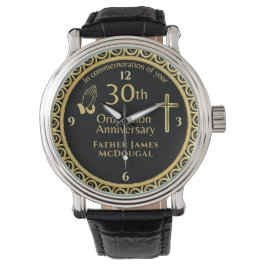 Reloj De Pulsera Sacerdote PERSONALIZADO EN 30° Aniversario DE LA O