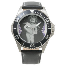 Reloj De Pulsera Sad Cherub Angel Print