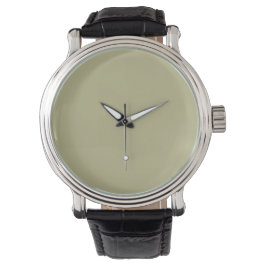 Reloj De Pulsera Sage Green Color sólido | Clásica | Elegante
