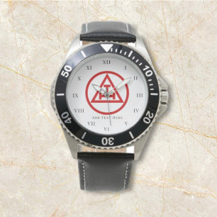 Reloj De Pulsera Sagrado Arco Real Freemason Masonic Freemasonics