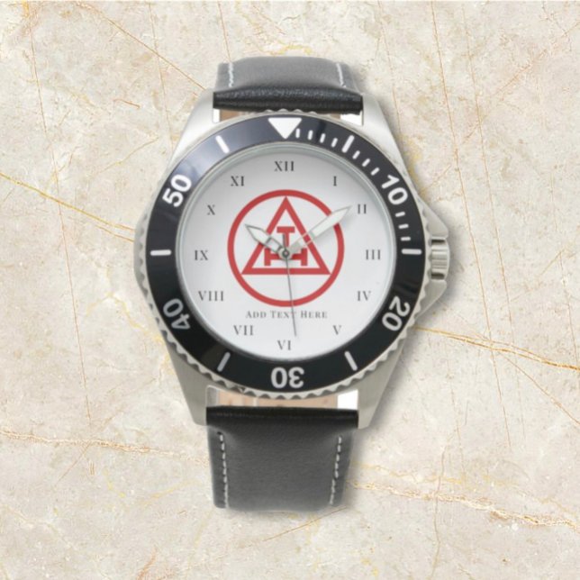 Reloj De Pulsera Sagrado Arco Real Freemason Masonic Freemasonics (Subido por el creador)