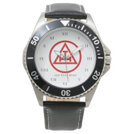 Reloj De Pulsera Sagrado Arco Real Freemason Masonic Freemasonics