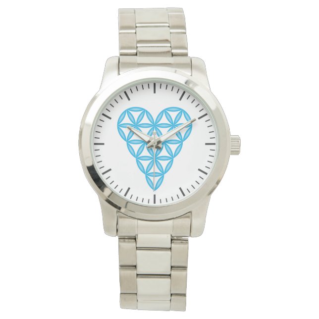 Reloj De Pulsera Sagrado Corazón - Corazón de la vida, 3D/BL. (Anverso)