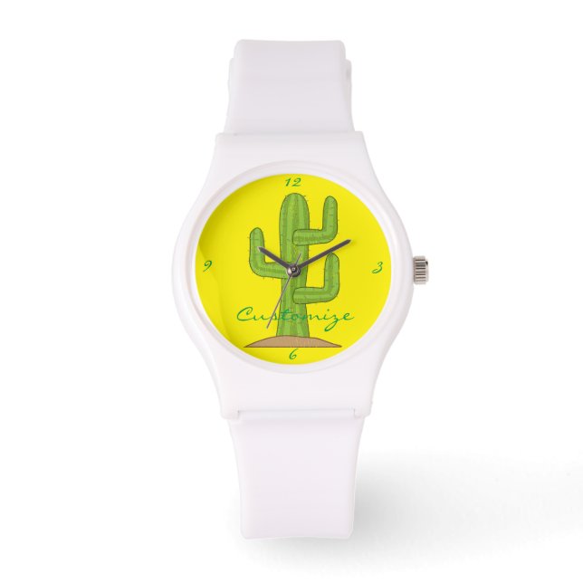 Reloj De Pulsera Saguaro Cactus Thunder_Cove (Anverso)