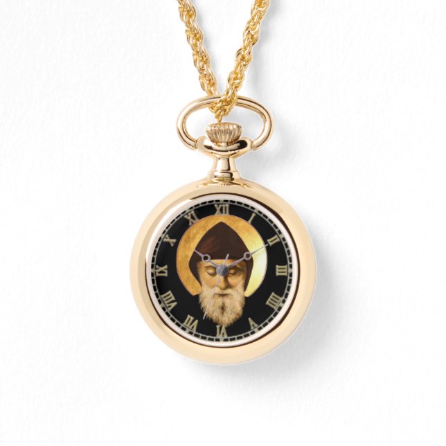 Reloj De Pulsera Saint Charbel (Sharbel) Makhlouf Maronite Rite (Anverso)