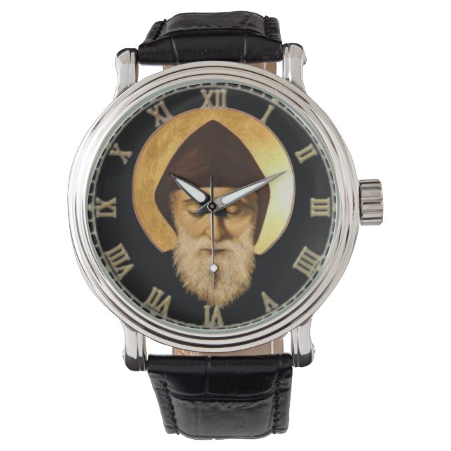 Reloj De Pulsera Saint Charbel (Sharbel) Makhlouf Maronite Rite (Anverso)