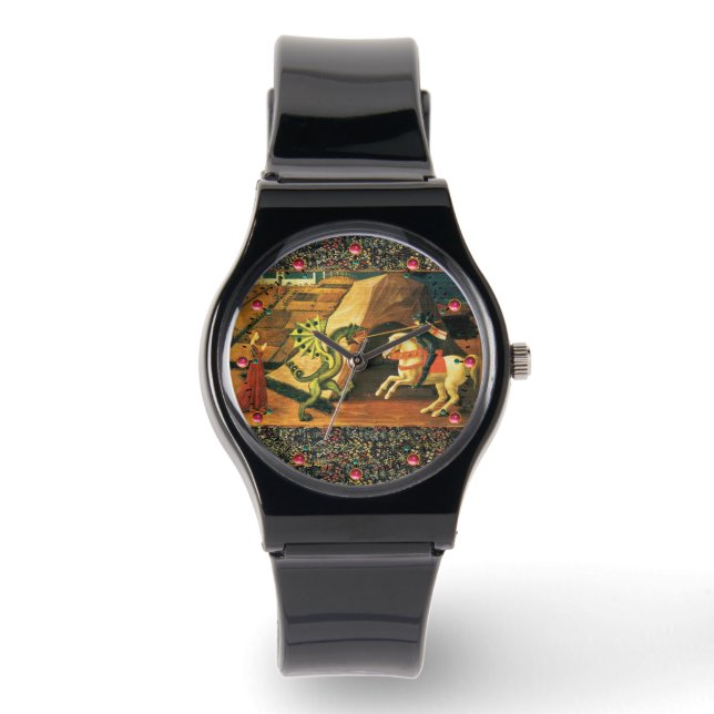 RELOJ DE PULSERA SAINT GEORGE, DRAGON Y PRINCESS (Anverso)