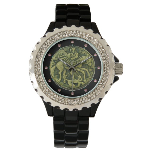 RELOJ DE PULSERA SAINT GEORGE Y DRAGON MEDALLION (Anverso)