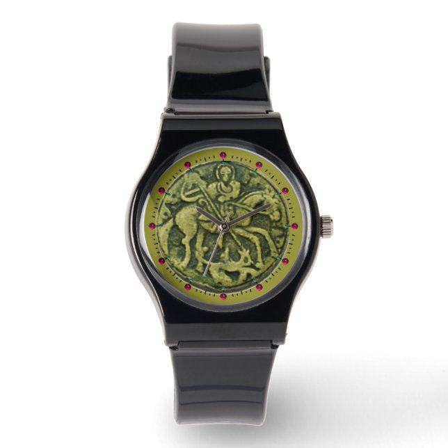 RELOJ DE PULSERA SAINT GEORGE Y DRAGON MEDALLION (Anverso)