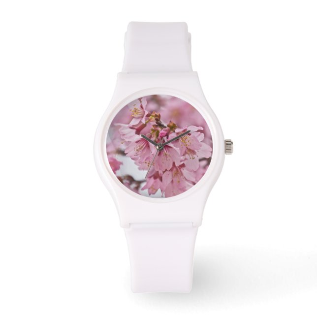 Reloj De Pulsera Sakura cerezo florece rosa pálido (Anverso)