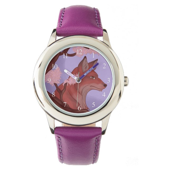 Reloj De Pulsera Sakura Fox (Anverso)