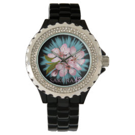 Reloj de pulsera Sakura japonés para mujeres