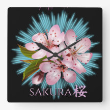 Reloj de pulsera Sakura japonés para mujeres