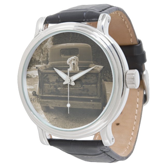 Reloj De Pulsera Salir de Dodge - Fotografía de perro (Angular)