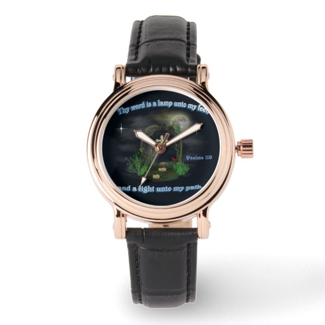 Reloj De Pulsera Salmo 119 (Anverso)