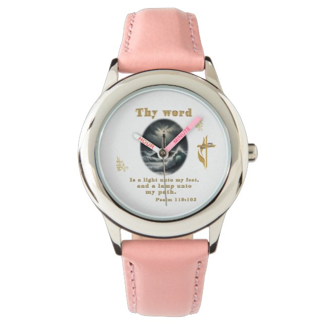 Reloj De Pulsera Salmo 119 (Anverso)