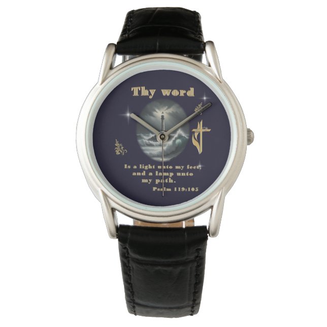 Reloj De Pulsera Salmo 119 (Anverso)