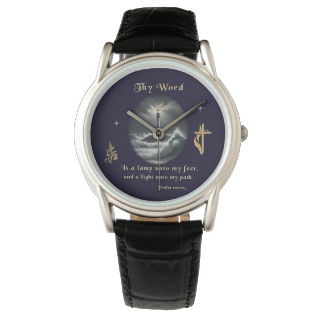 Reloj De Pulsera Salmo 119 (Anverso)