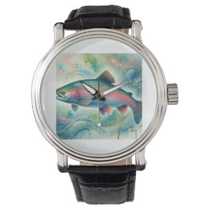 Reloj De Pulsera Salmon in Light 110924AREF151 - Watercolor