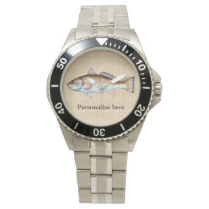 Reloj De Pulsera Salmones artísticos personalizados