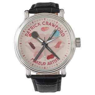 Reloj De Pulsera Salón De Belleza Elegante Para Artistas Con Su No