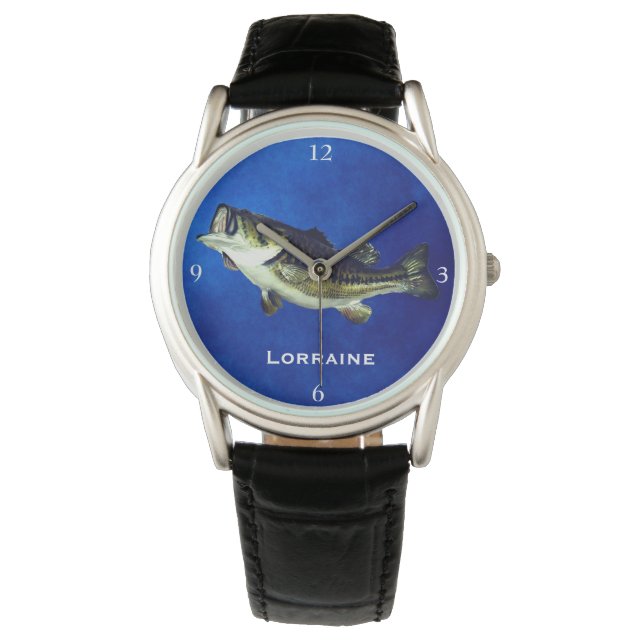 Reloj De Pulsera Saltando con el culo de Largemouth (Anverso)