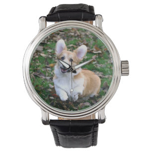 Reloj De Pulsera Salto de Perro Corgi Cute