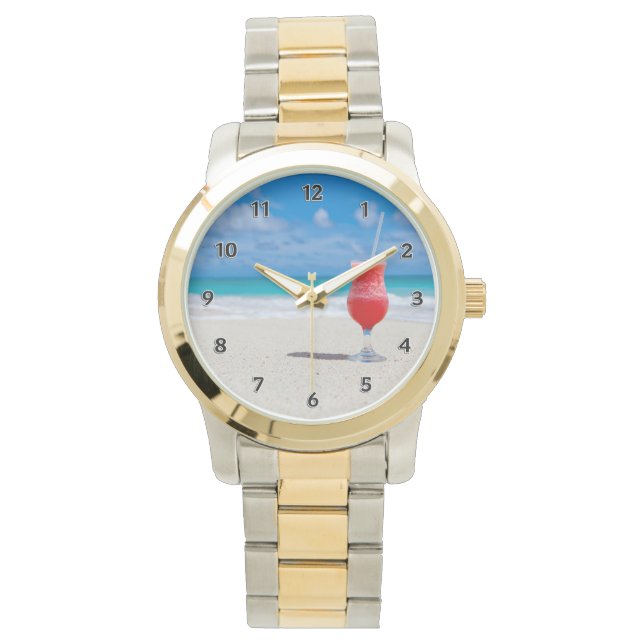 Reloj De Pulsera Salud de la Playa (Anverso)