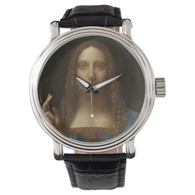 Reloj De Pulsera Salvador Mundi de Leonardo da Vinci (Anverso)