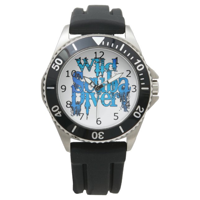 Reloj De Pulsera Salvaje buceo Scuba (Anverso)