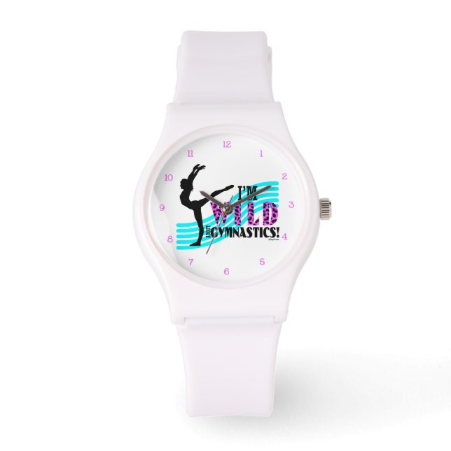 Reloj De Pulsera Salvaje sobre la gimnasia (Anverso)