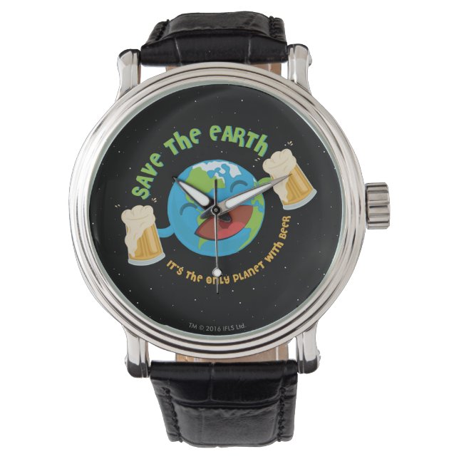 Reloj De Pulsera Salvar la Tierra (Anverso)