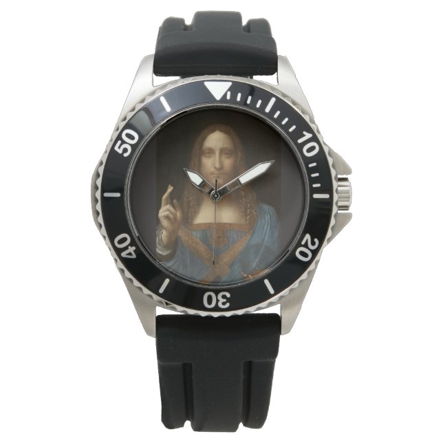 Reloj De Pulsera Salvator Mundi (Salvador del Mundo) (da Vinci) (Anverso)