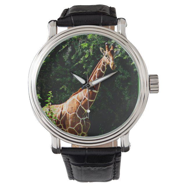 Reloj De Pulsera Samburu Giraffe (Anverso)