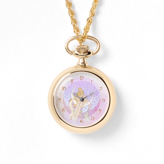 Reloj De Pulsera Samhain saluda a la diosa lunar (Anverso)