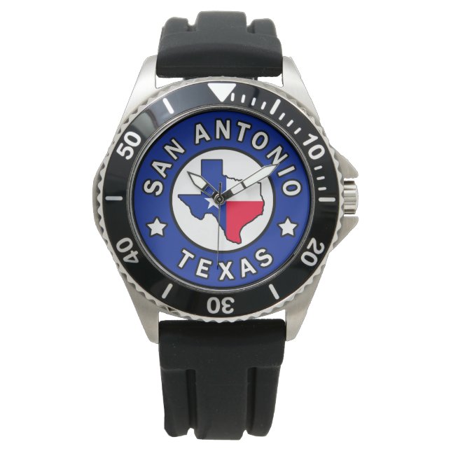 Reloj De Pulsera San Antonio Texas (Anverso)