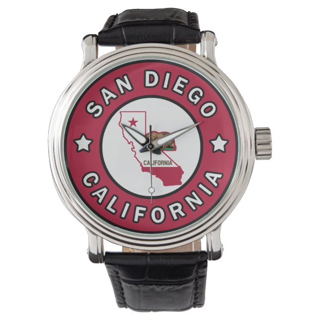 Reloj De Pulsera San Diego California (Anverso)