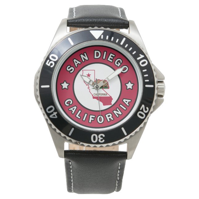 Reloj De Pulsera San Diego California (Anverso)
